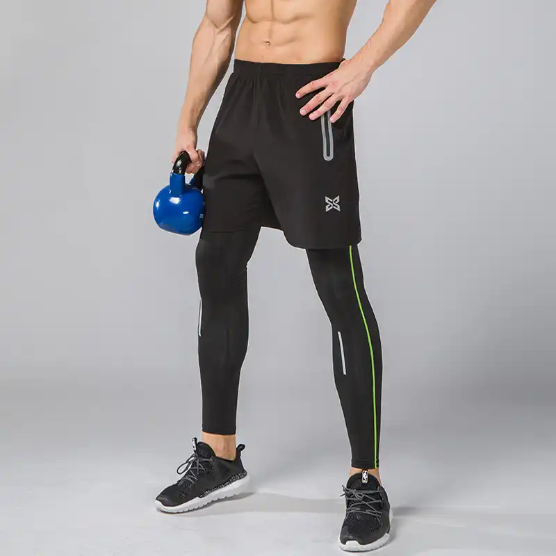 mens running tights shorts