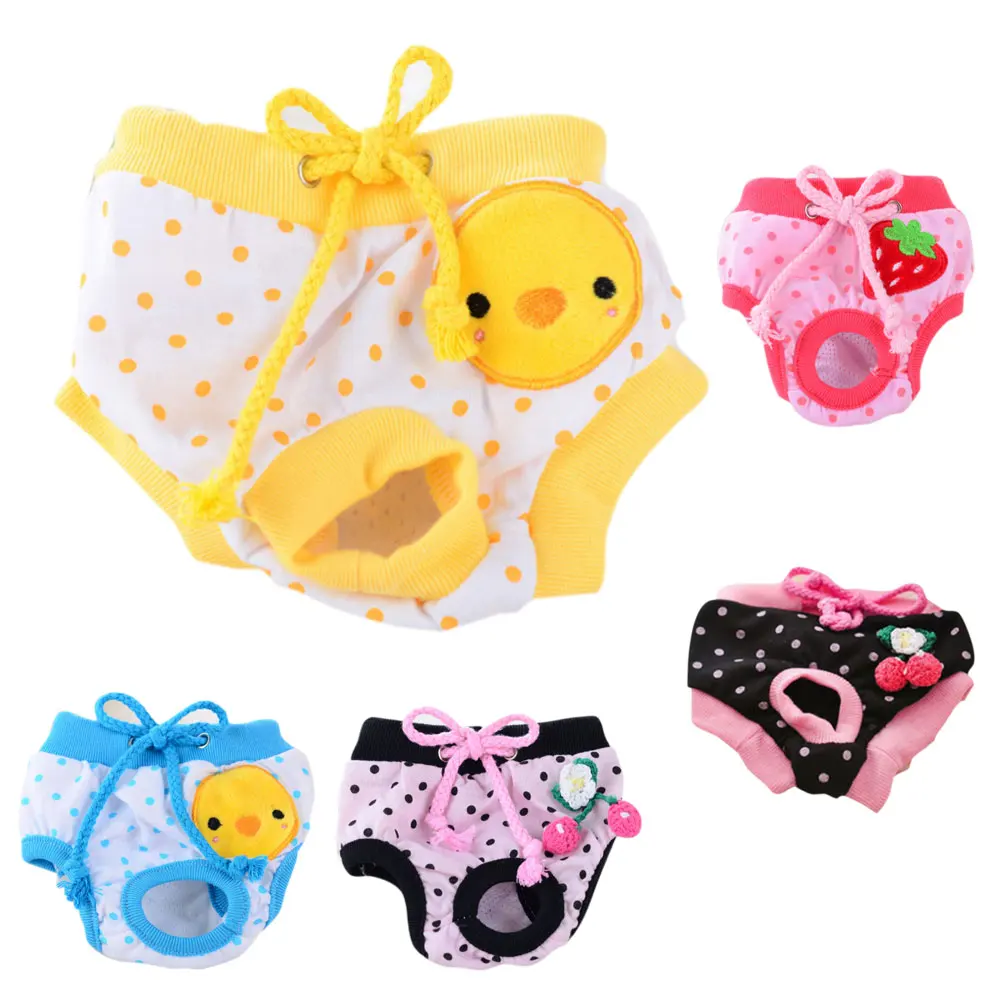 

Dog Physiological Shorts Underwear Puppy Briefs Sanitary Pants Small Meidium Dogs Diaper Pet Supplies E2S