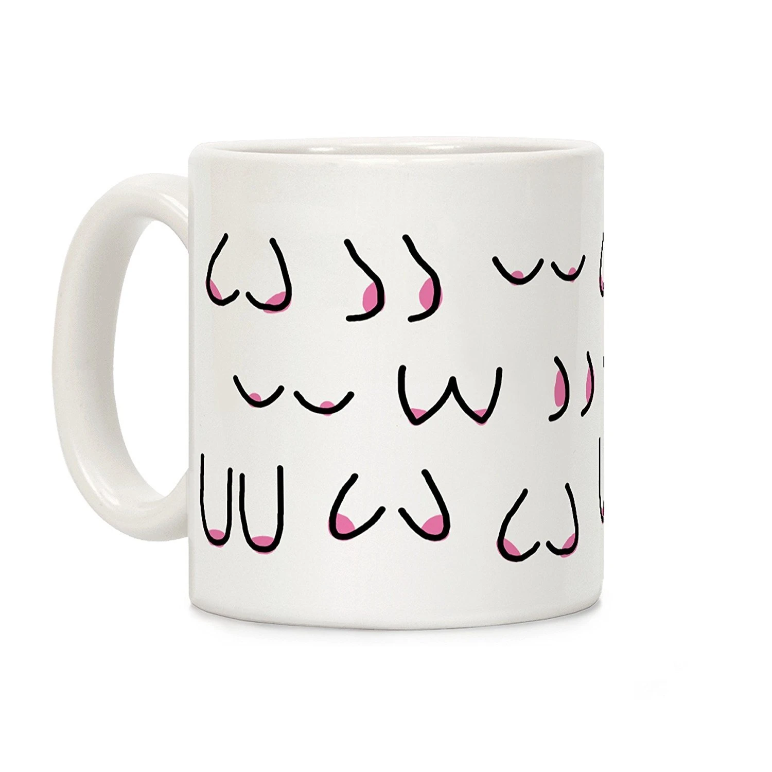 落書きおっぱい白11オンスセラミックコーヒーマグ Mugs Aliexpress