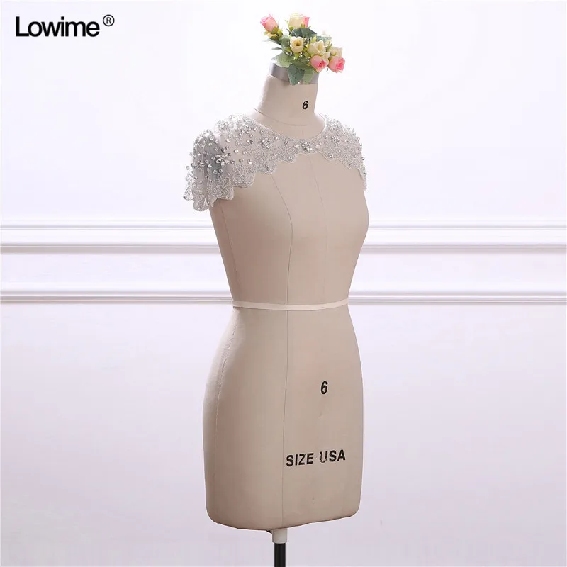 New Arrival Full Beadind Wedding Jacket Tulle Bridal Bolero Shrugs Wraps Capes Stock Customized Wedding Accessories (1)