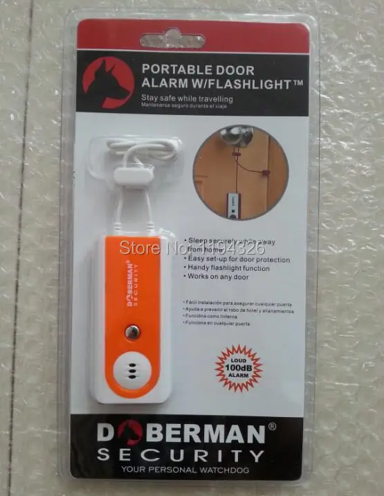 Doberman Security Alarm Safety Door Alarm 100 dB Anti theft Scaring