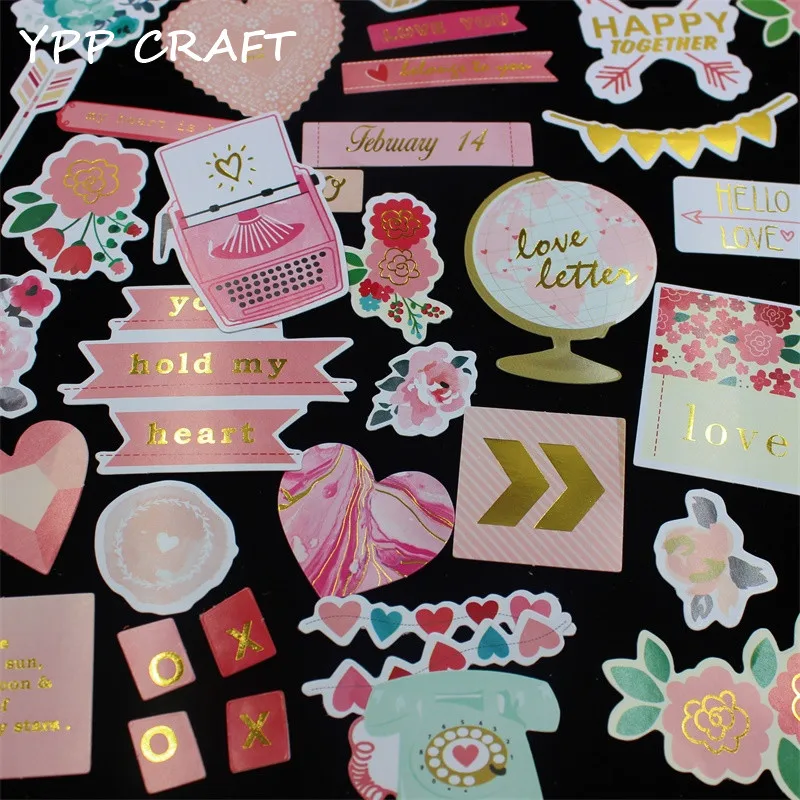 YPP CRAFT 45pc Happy Together Cardstock Die Cuts for Scrapbooking Planner/Card Making/Journaling Project | Дом и сад