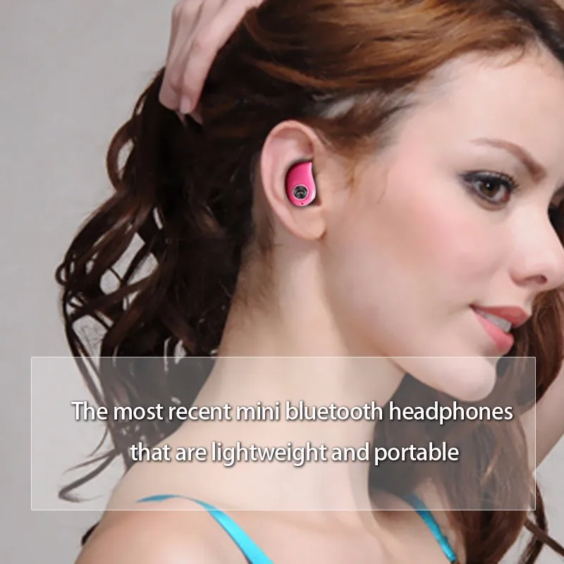 Мини стиль беспроводные bluetooth наушники портативные спорт стелс V4.1 стерео для