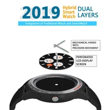 S22 указатель smart watch 1,2 дюйма ЖК-дисплей перфорированные двойной экран, Bluetooth, Смарт-часы с поддержкой Bluetooth, вызова ip67 Водонепроницаемый для ios и Android