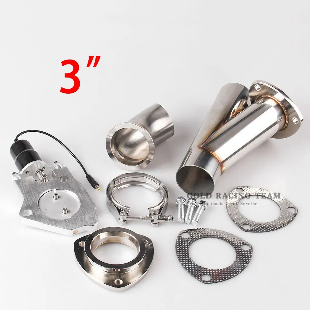 3 дюйма электрическая Нержавеющая вытяжка вырезанный клапан/переключатель