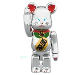 3 "Bearbrick мрачно Kaws BB Be @ rbrick 100% оригинал поддельные основные Lucky Cat Street книги по искусству ПВХ фигурку Модель игрушки коробка 7 см Z677