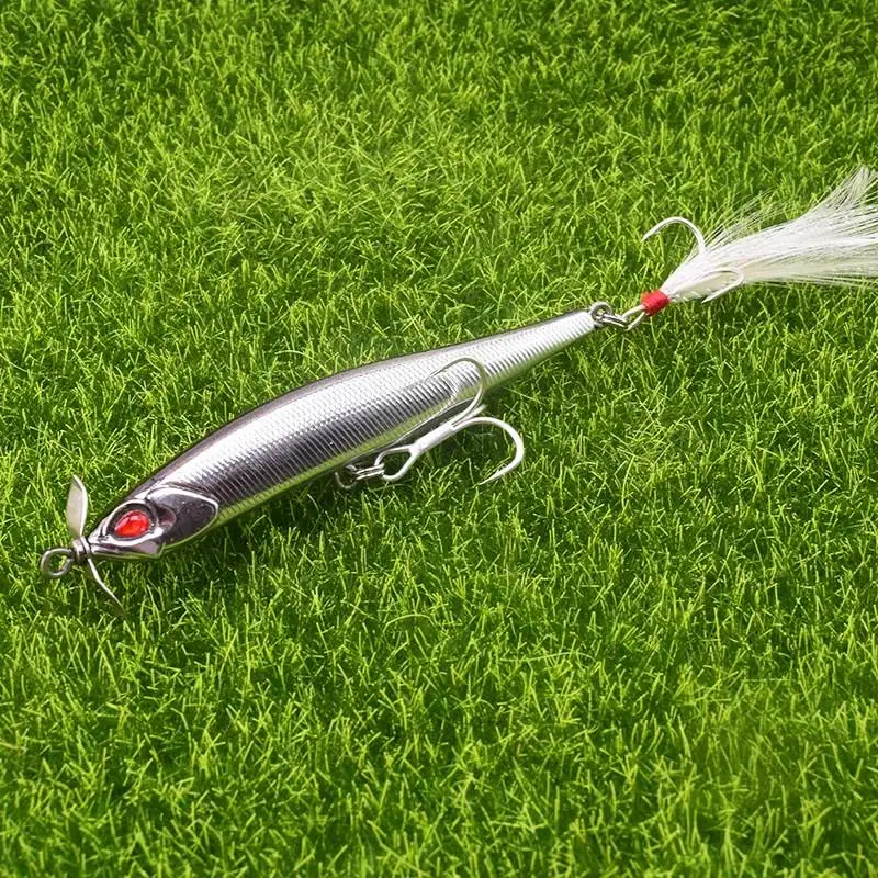 Proleurre пропеллер модель Гольян рыболовные приманки 100 мм 12,5 г тонущие приманки карандаши жесткая Рыбалка воблер окунь Щука рыбалка - Цвет: E