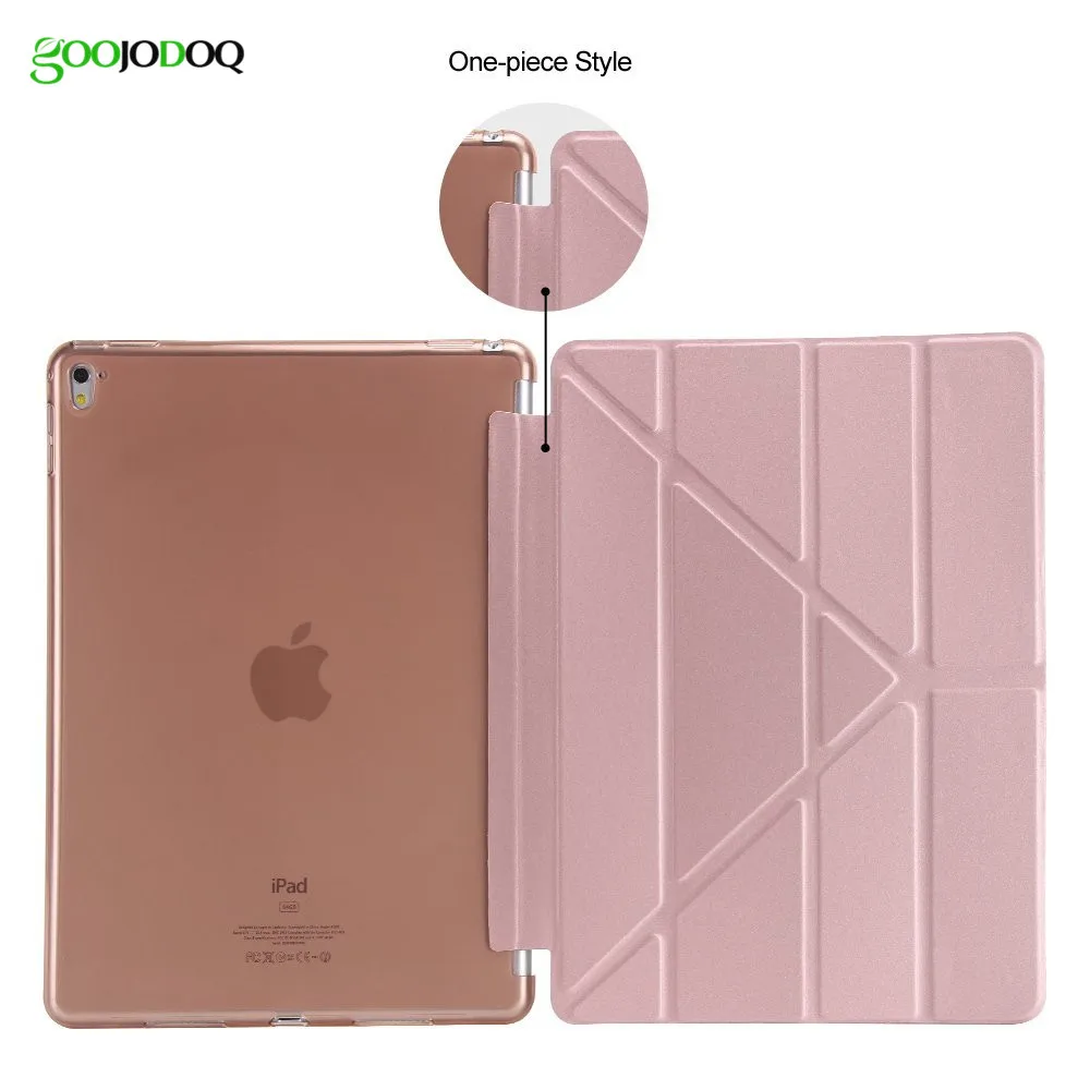 Чехол GOOJODOQ для IPad Pro 9 7 Магнитный умный чехол из искусственной кожи мягкая задняя
