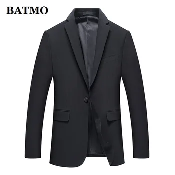

Batmo 2019 new arrival spring high quality black casual blazer men,men's suits jackets,casual jackets men plus-size M-3XL 7923