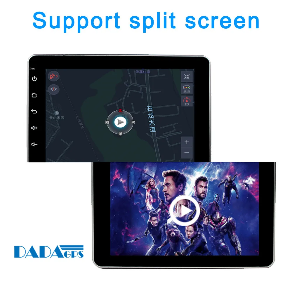 Discount 12.8" Tesla Android 8.1 4+64GB universal car multimedia radio No DVD player For Toyota / Nissan / Suzuki / Lexus GPS Navigation 1