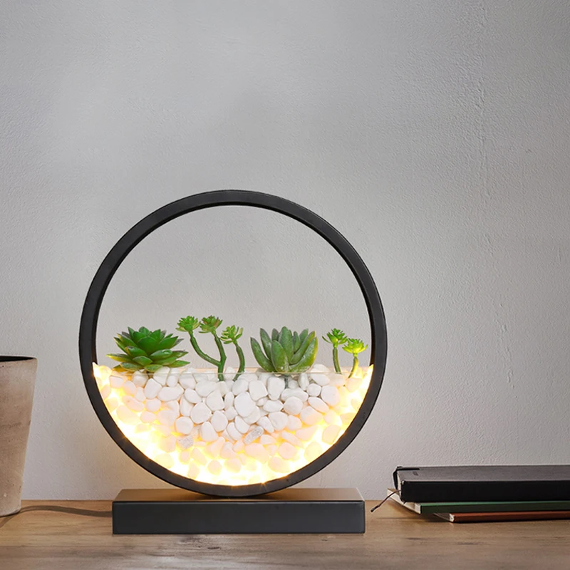 

Bedroom Bedside led Desk Lamps Simple Office Work led Table Lamp Modern Living Room Study Table Lamp Circular Gift led Lighting