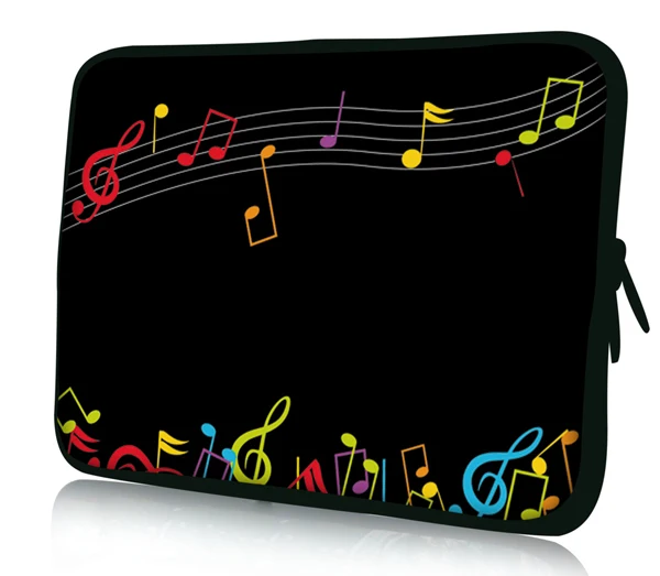 

10" 10.1" 10.2" Music Note Laptop Netbook Notebook Tablet PC Soft Neoprene Sleeve Bag Case Cover Pouch For HP Dell Acer Sony