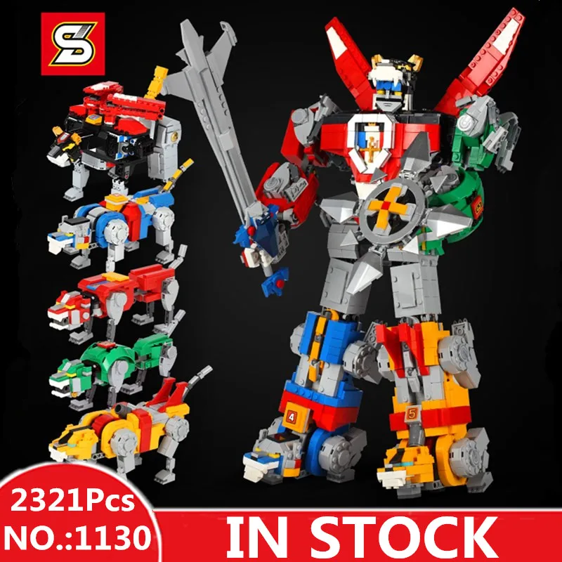 

Special Offer DHL H&HXY S 1130 2321 Pcs Movie material serie The Voltron King 21311 Building Blocks Bricks Children as DIY gift