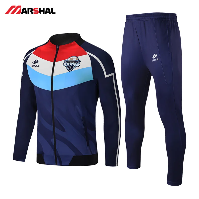 Custom sports club team football tracksuit training design on line ...