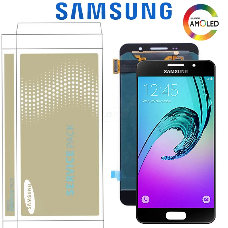 

Original 4.7'' Super AMOLED Display For Samsung Galaxy A3 2016 A310 A310F SM-A310F LCD With Touch Screen Digitizer Assembly