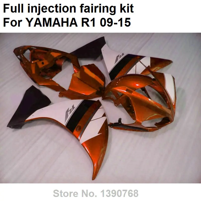 

Injection molding fairing body kit for Yamaha YZF R1 2009-2015 wine red white fairing kit YZFR109 10 11 12 13 14 15 BN52