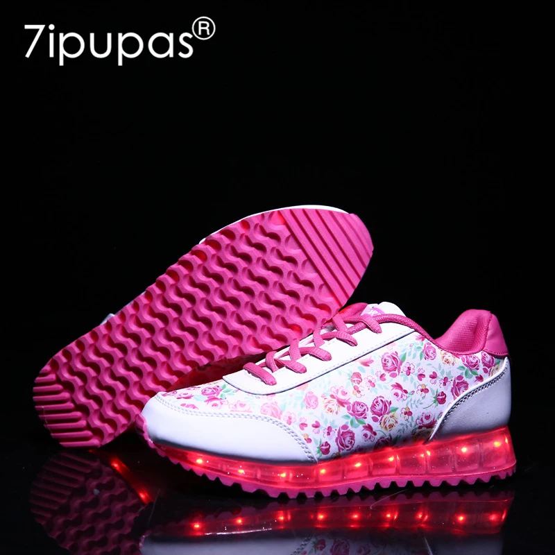 led walk shoes