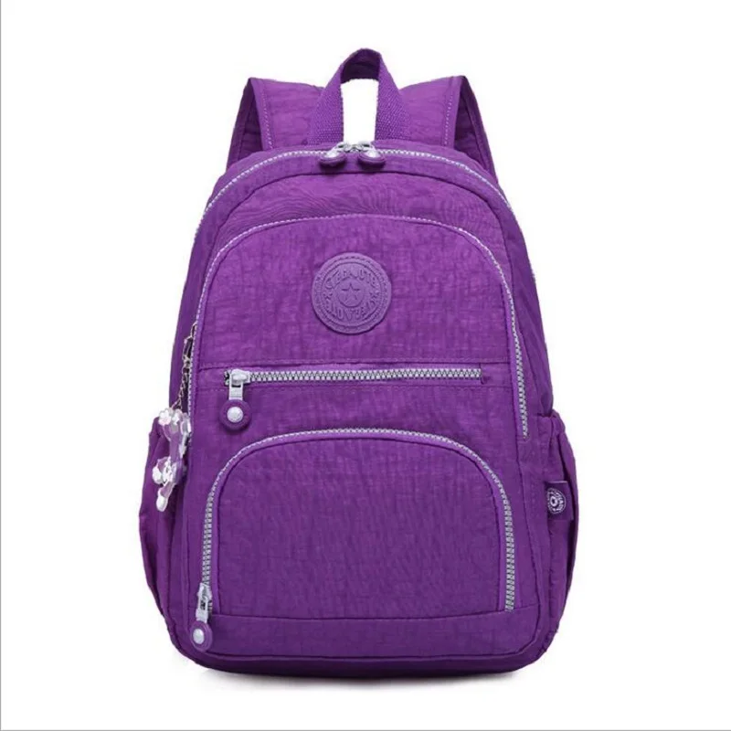 Высококачественные школьные сумки для девочек и мальчиков, школьный рюкзак большой вместимости, ортопедический рюкзак, легкая школьная сумка, Mochila Escolar - Цвет: Light purple