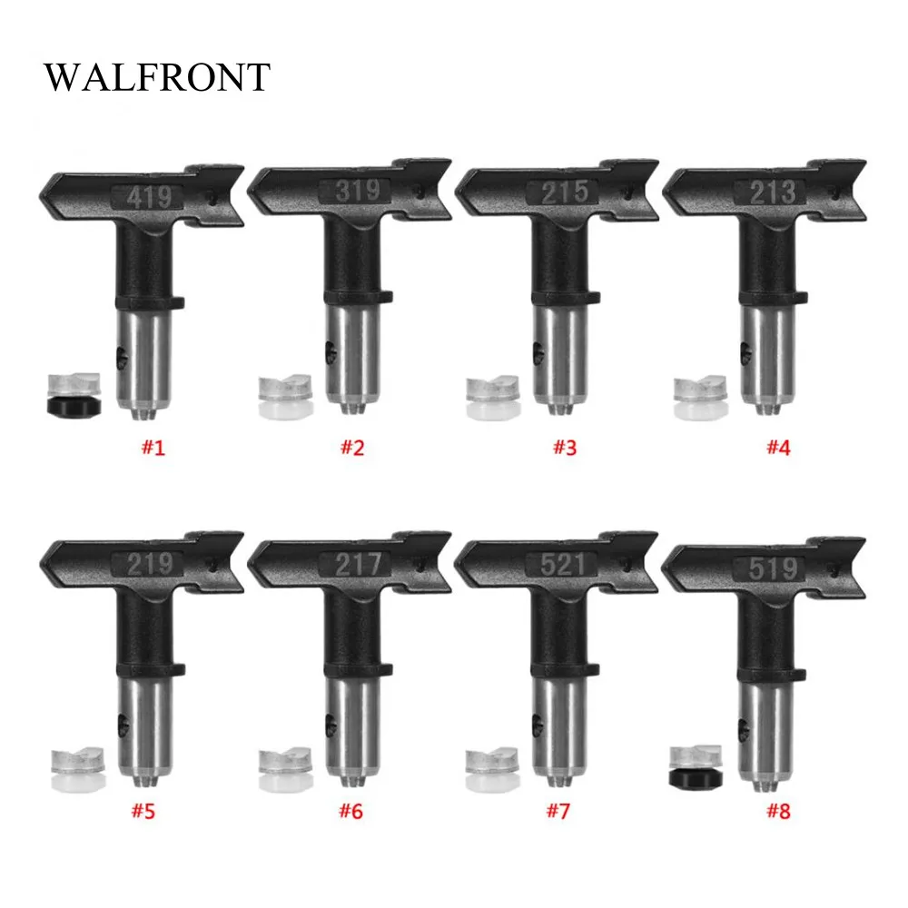 

WALFRONT Spray Gun Tip Tungsten Steel Paint Sprayer Head Spraying Tools Seal Nozzle for Painting Garden Tools airbrushcompressor