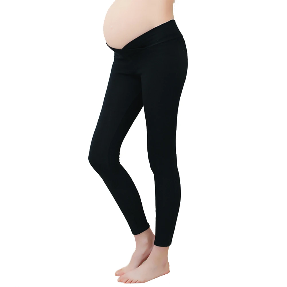 Spring Autumn Maternity Pants Cotton Low Waist Pregnant Women Nursing