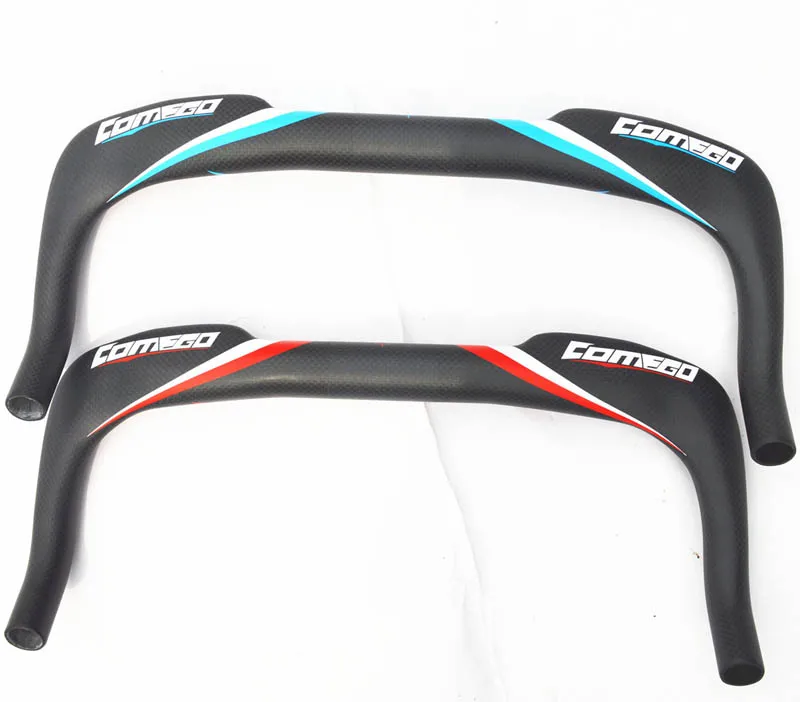 

New Arrival 31.8mm*380/400/420/440mm Full Carbon Bike Bicycle Handlebar 3K Beautiful Decal Bike Bar