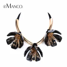 Cinta Negro eManco tender ahora Flores Gargantilla Collares Rhinestone mujeres Marca ajustable joyería y accesorios