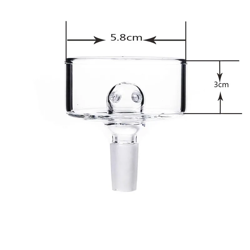Для курения Dogo новое поступление прозрачный дизайн Мужская стеклянная чаша для кальяна 49 г табачная чаша аксессуары для кальяна