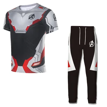 

Cosplay Avengers 4 Endgame t shirt 3D printed t-shirt sports quick drying breathable for men costume tshirt Unisex Quantum Realm