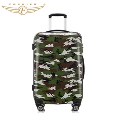 1 Stück Hardside Reise Rollgepäck Koffer ABS PC Pressure Resistant 20 24 28 Camouflage Druck Kabine Fall Fochier XQ003