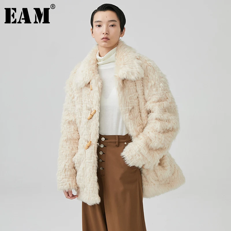 En Corne Mode Épais Longues Chaud Manteau Laine 2019 Nouveau Printemps Femmes eam Coton Boucle Manches D'agneau Ji860 Revers rembourré Parkas qXP8wU