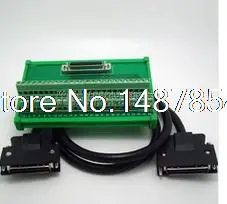 

50 pins terminal station General servo control CN type converter board DIN rail mounted with cable