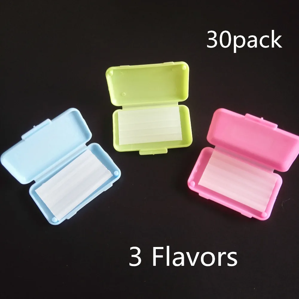 30X Orthodontic Wax Coloured Cases Dental Brace Relief Protective Wax 5