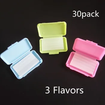

30X Orthodontic Wax Coloured Cases Dental Brace Relief Protective Wax 5 pieces per pack green pink and blue color