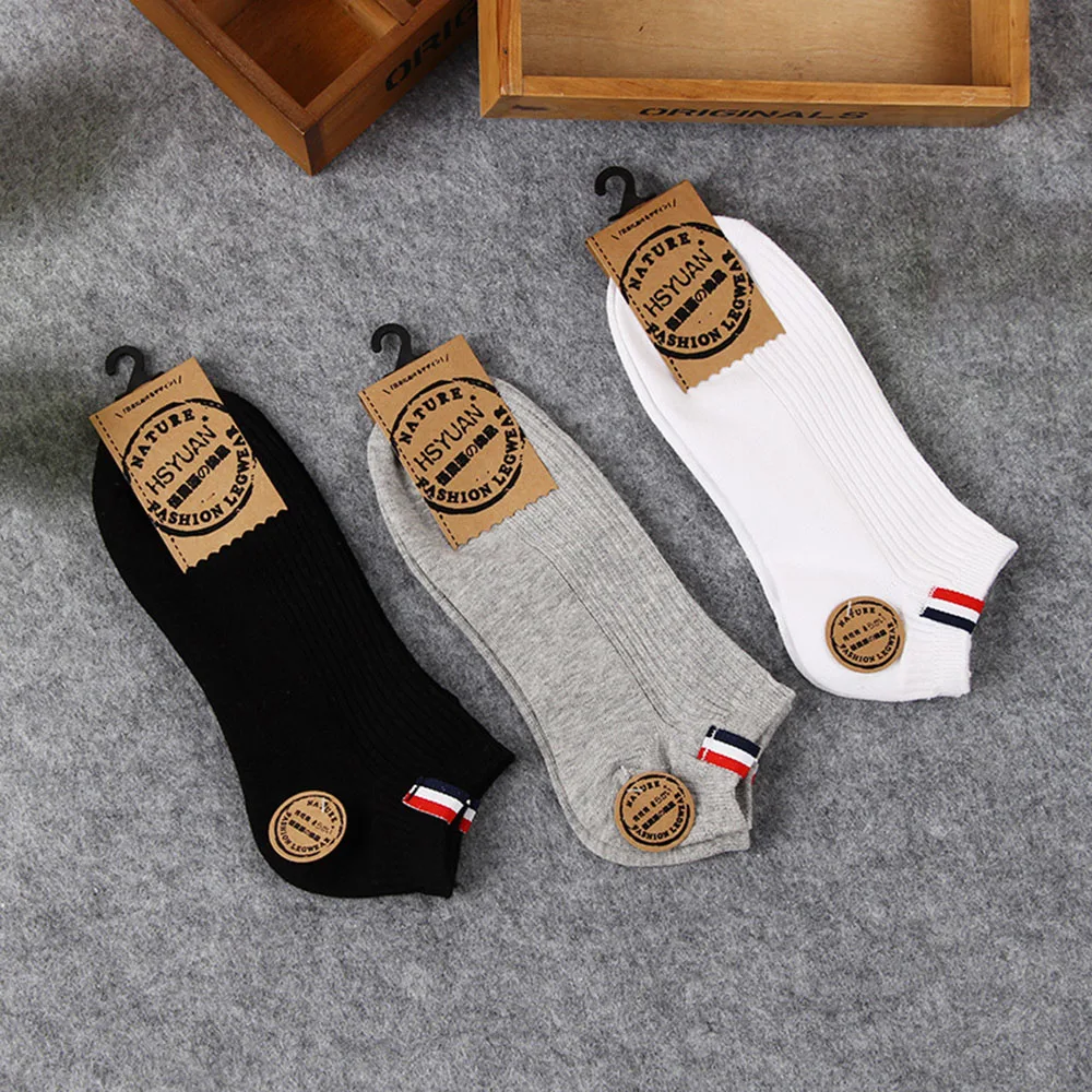 

Fashion Mens Cotton Socks Lot Short Crew Ankle Low Cut Casual Socks New 2017