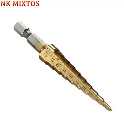 NK MIXTOS Нож Металлический Стальной Шаг сверло Отверстие Резак Режущий инструмент для листового металла 3-12 мм Деревообрабатывающие