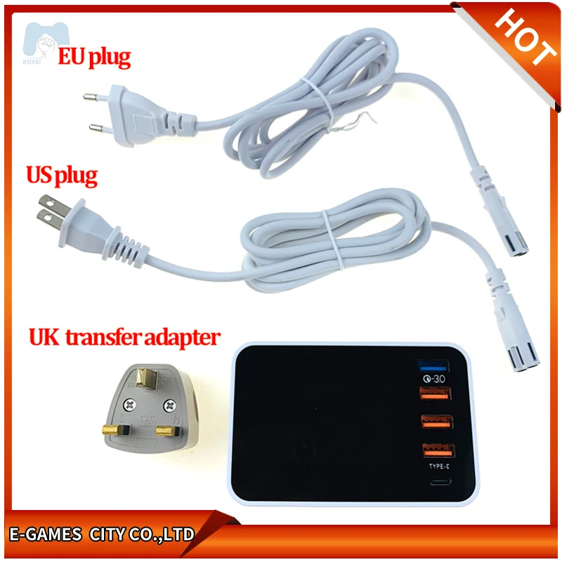 Беспроводное зарядное устройство QI Quick Charge 3 0 умная зарядная станция USB Type C