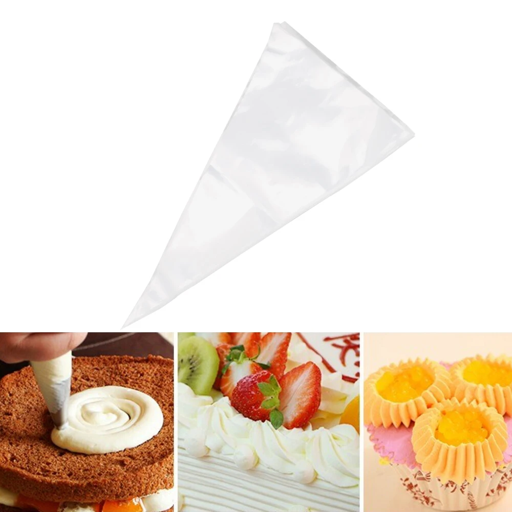 

50 piece/set Disposable Pastry Bag Fondant Cake Cream Bag Cake Tools Cake Cupcake Decorating Tools Icing Piping Bags