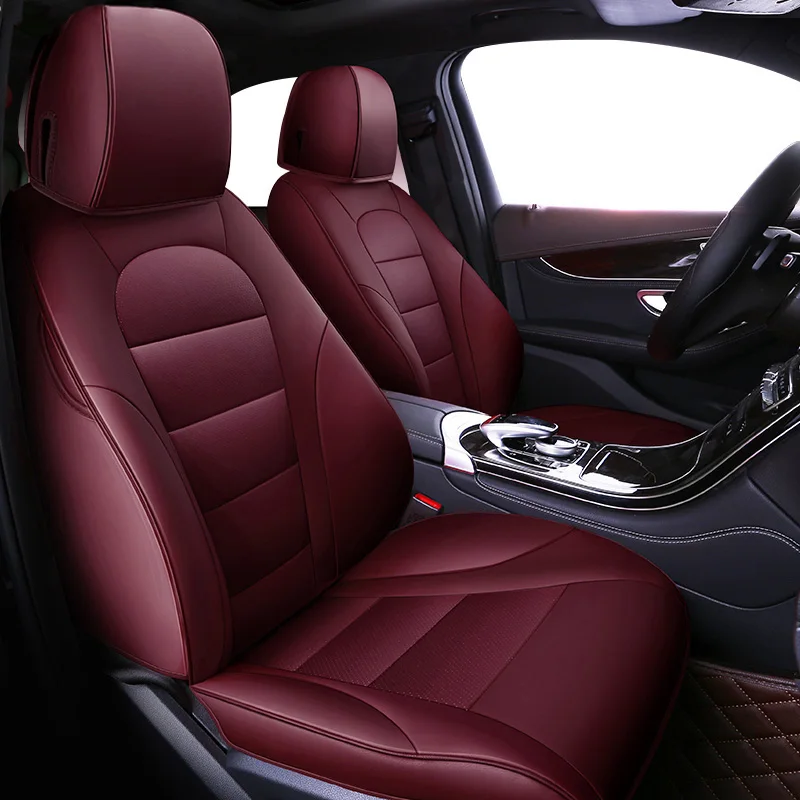 

Genuine Leather Cover Cars For hyundai solaris 2017 creta getz i30 accent ix35 i40 accessories for vehicle seat cover