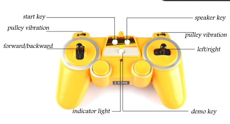 Радиоуправляемый грузовик дорожный каток 2,4 г дистанционное управление однобарабанный Вибрационный 2 колесный привод Инженерная электронная модель грузовика игрушки для хобби