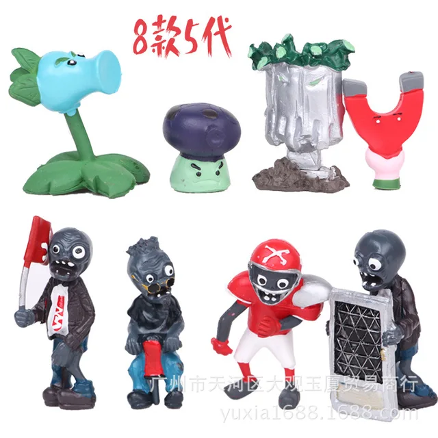 free shipping pvz plants vs zombies toys snow pea football zombie