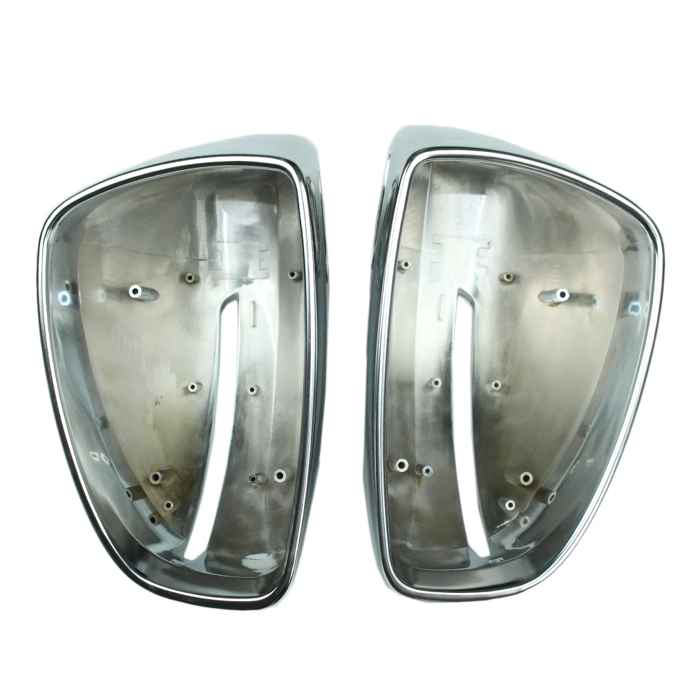 1 пара для Audi TT 2008- боковое матовое хромированное Зеркало чехол зеркало заднего вида крышка оболочки замена крышки