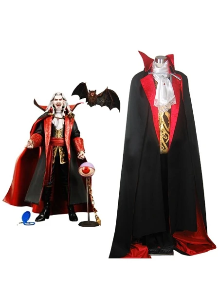 

Free shipping Castlevania Vampire Dracula Halloween Cosplay Costume