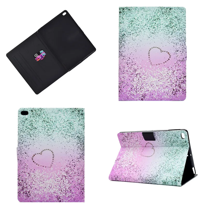 Для Ipad Air 2 Чехол Smart Wake/Sleep TPU задняя крышка для Ipad 5 6 мультфильм принтер Книга Стенд планшеты для Ipad / 9,7