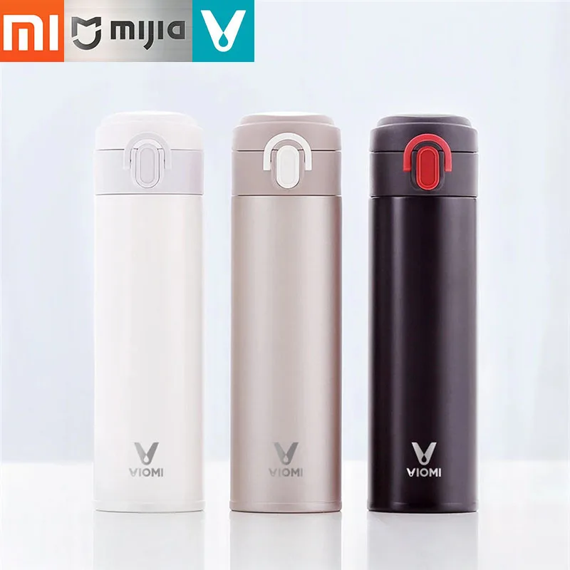 Xiaomi VIOMI 300/460 мл Термос из нержавеющей стали чашка для путешествий Термокружка 12 ч Вакуумная бутылка кружка для нагрева воды портативная Спортивная холодная чашка