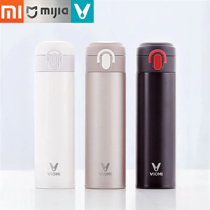 

Xiaomi VIOMI 300/460ml Thermos Stainless Steel Travel Cup Thermal Cup 12H Vacuum Bottle Heat Water Mug Portable Sports Cold Cup