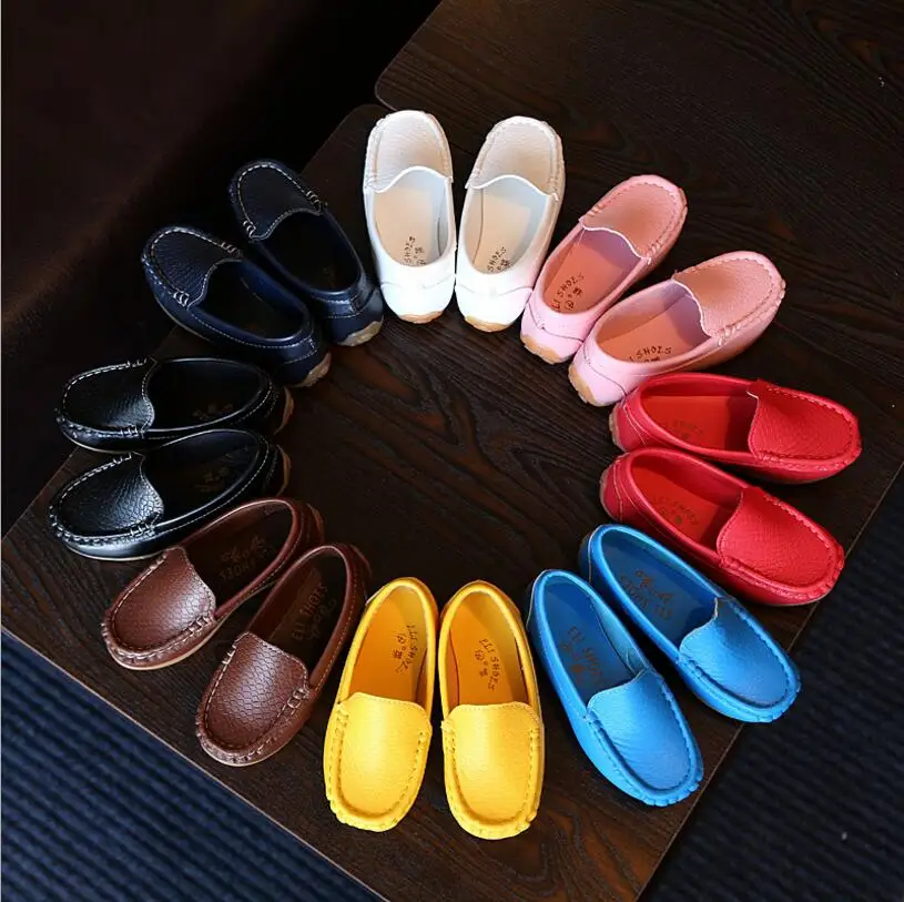 

EUR 21-36 Children's Spring Summer Baby Soft Single shoes Kids Fashion Toddler Teenagers Boys Girls School Leather Shoes 31