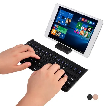 

Wireless Bluetooth Keyboard Slim Rechargeable Foldable for Windows ios Android Keyboard Notebook Gaming Home Office