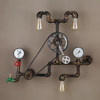 

2018 New Modern bedroom Living room water pipe Wall Lamps XUYIMING