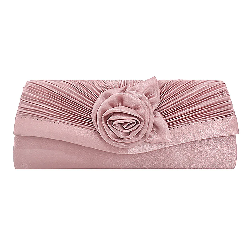 

Wedding Evening Clutch Bag Women Bags Wedding Floral Handbags Bridal Metal Bow pochette mariage sac femme Chain Shoulder Bag