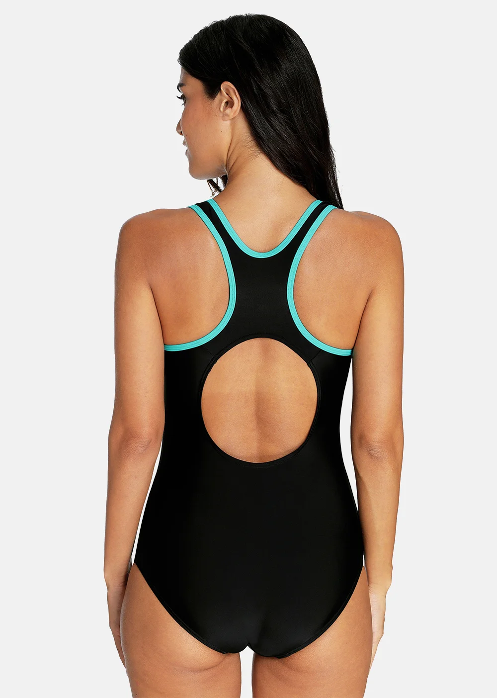 Attro цельный женский спортивный купальник Спортивная одежда для плавания мягкое бикини с открытой спиной пляжная одежда купальники Монокини
